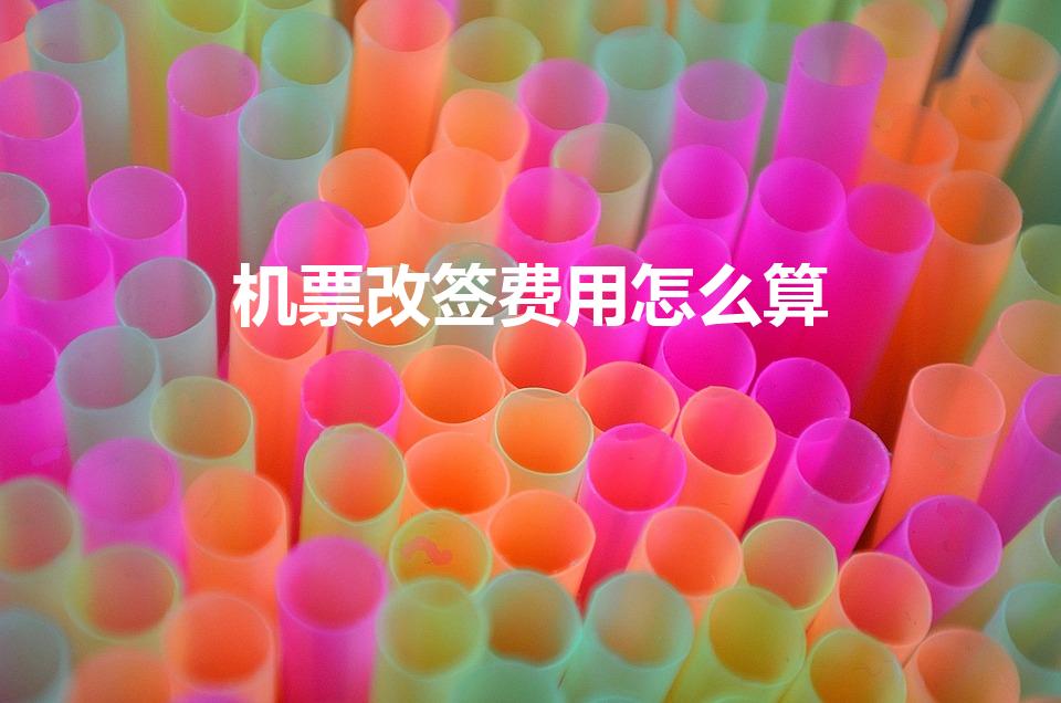 机票改签费用怎么算（机票改签手续费是怎么计算的）