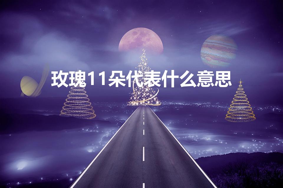 玫瑰11朵代表什么意思（11朵玫瑰代表什么意思）