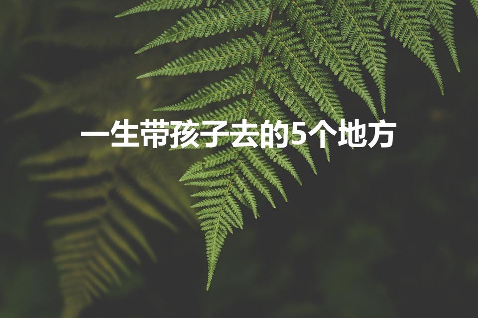 一生带孩子去的5个地方（带小孩合适去哪里旅游）