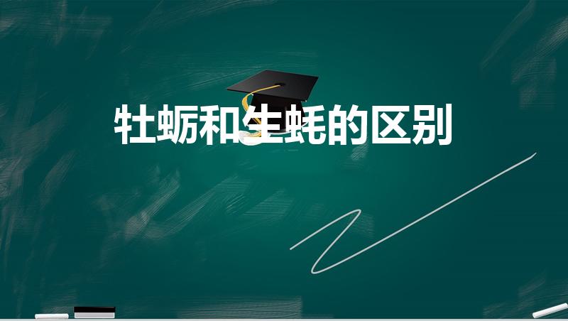 牡蛎和生蚝的区别（生蚝和牡蛎什么区别）