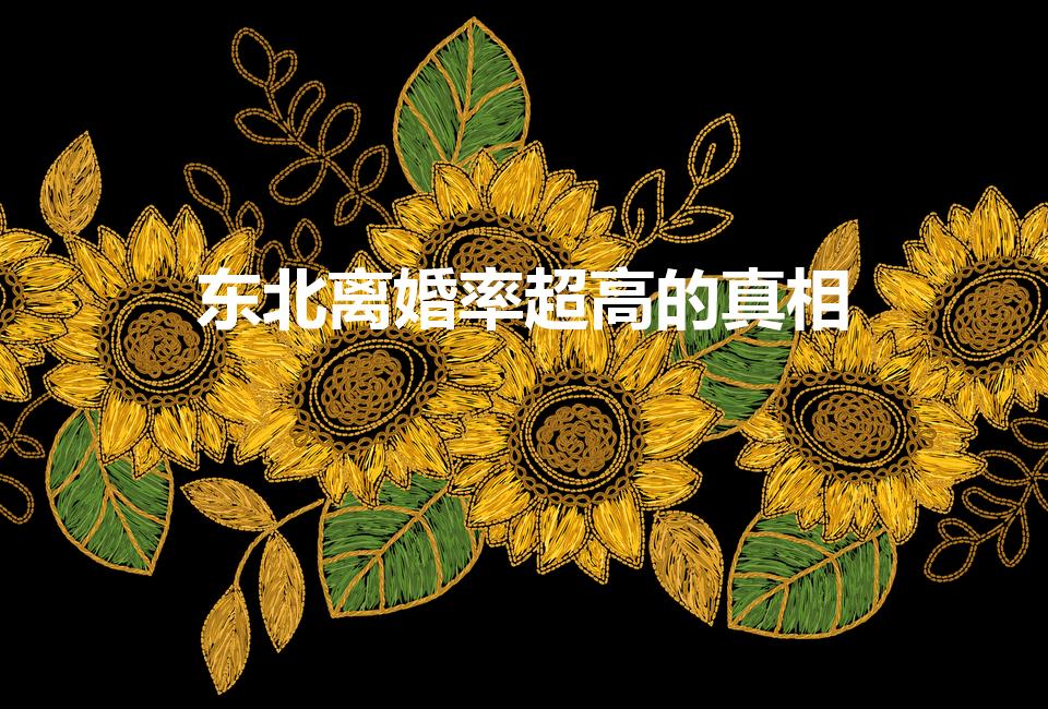 东北离婚率超高的真相（为什么东北和京津冀地区离婚率高）
