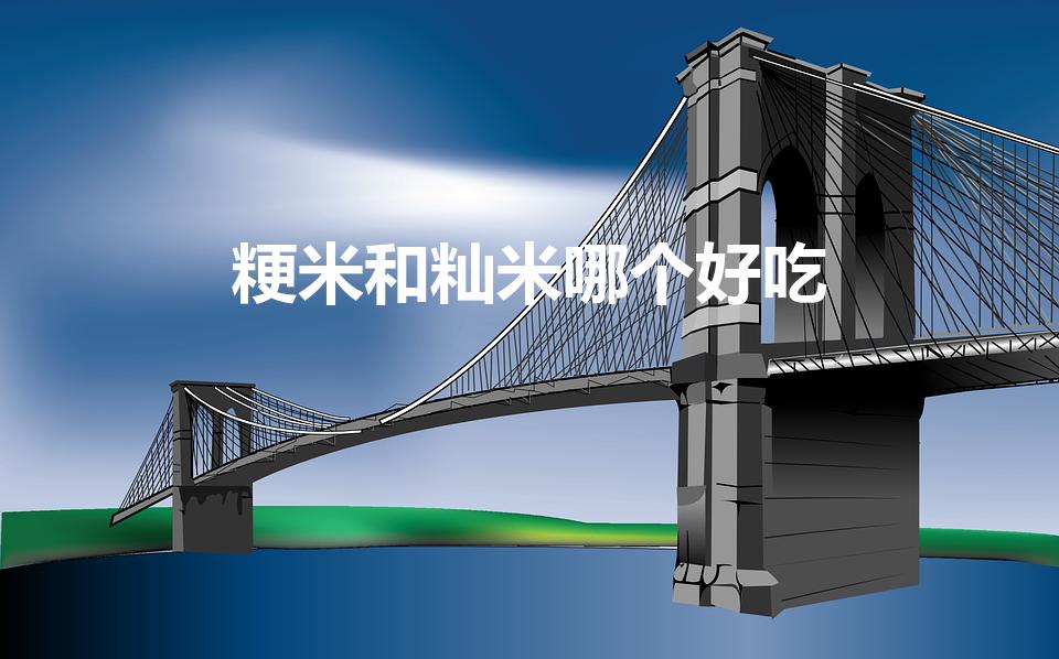 粳米和籼米哪个好吃（粳米与籼米谁更好）