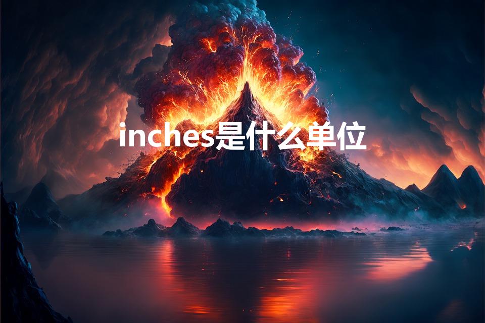 inches是什么单位（inches是什么意思）