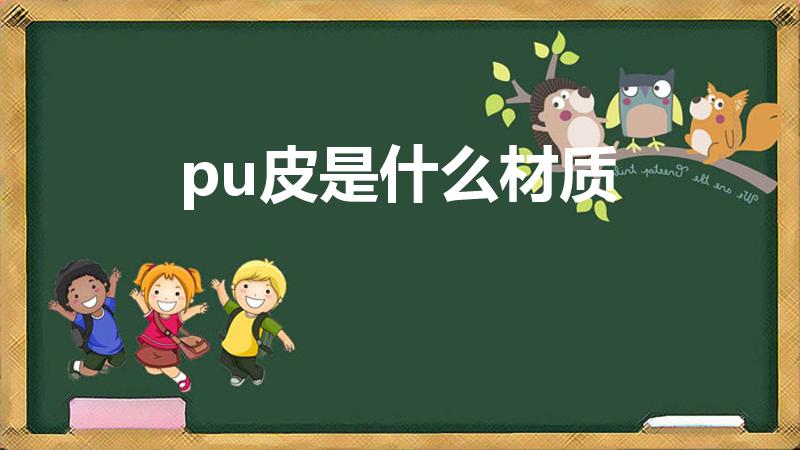 pu皮是什么材质（pu是什么材质）