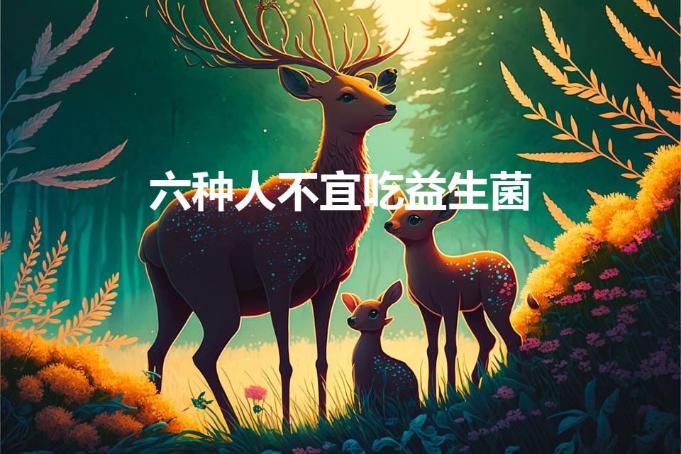 六种人不宜吃益生菌（益生菌哪些人不宜吃）