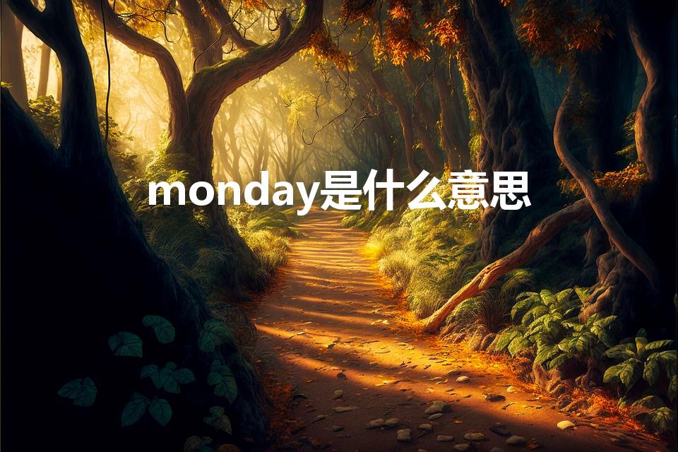 monday是什么意思（Monday什么意思。）