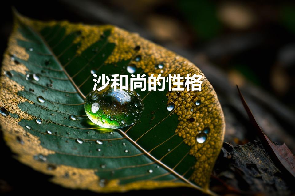 沙和尚的性格（《西游记》中沙僧的性格特点有哪些）