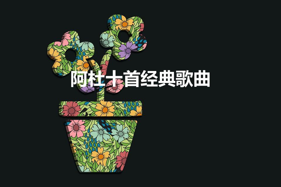 阿杜十首经典歌曲（阿杜最好听的十首歌）