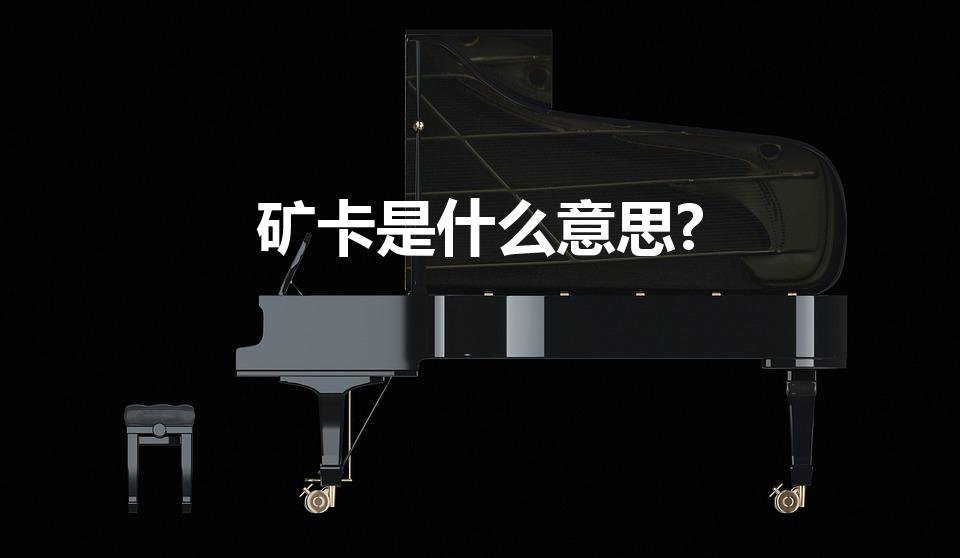 矿卡是什么意思?（有些显卡叫矿卡是什么意思）