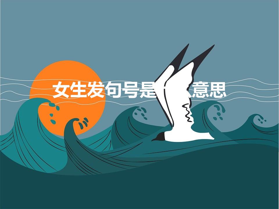 女生发句号是什么意思（女友发消息带句号是什么意思）