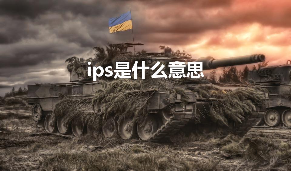 ips是什么意思（IPS屏是什么意思）