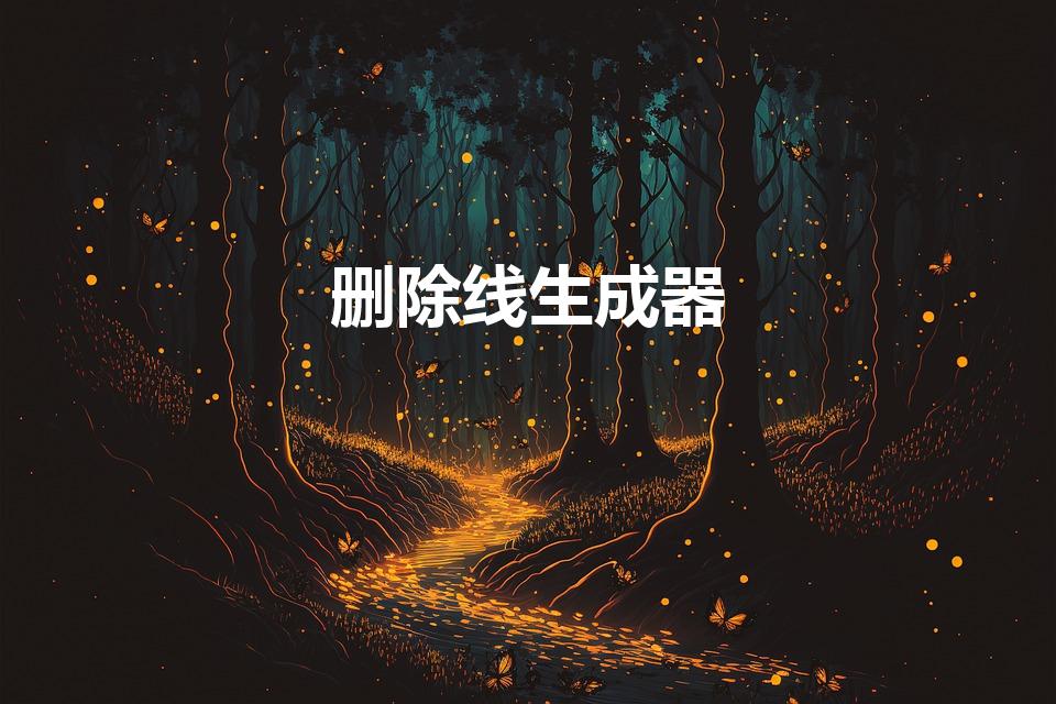 删除线生成器（文字删除线生成器怎么用）