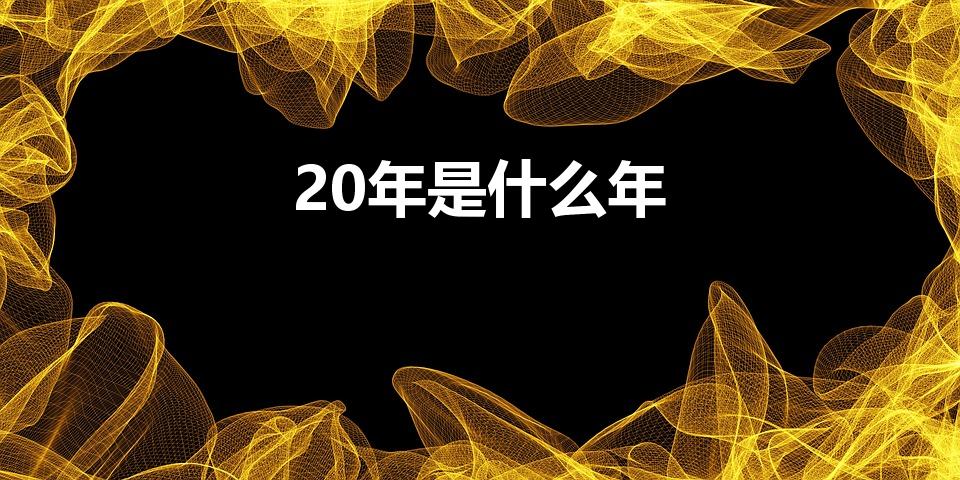 20年是什么年（20年属什么）