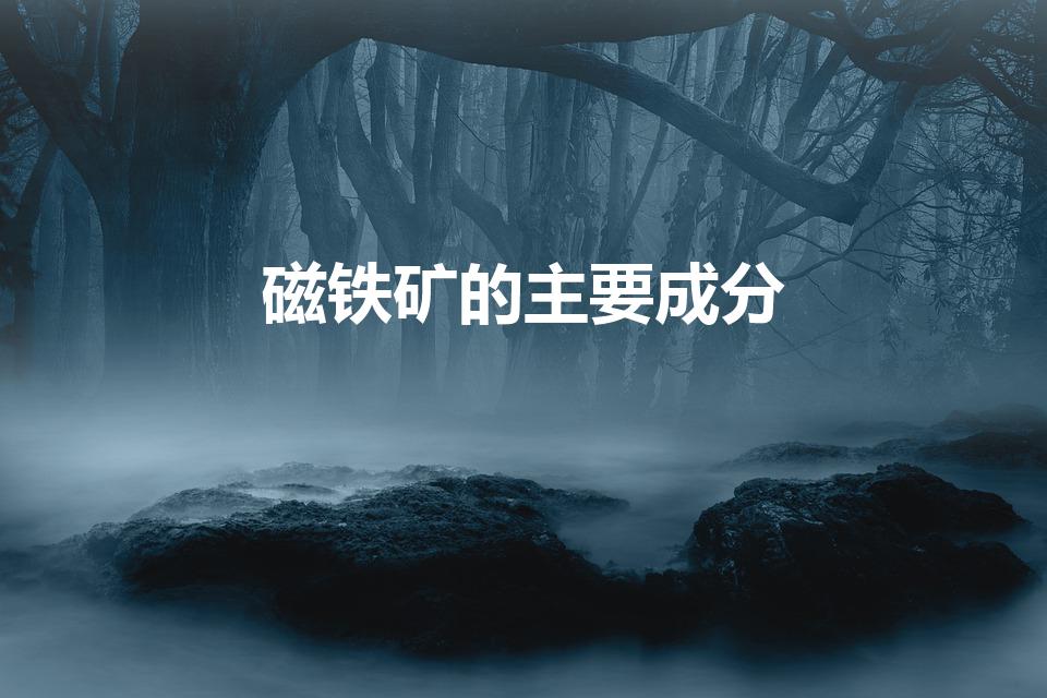 磁铁矿的主要成分（磁铁矿是什么 磁铁矿的主要成分是什么）