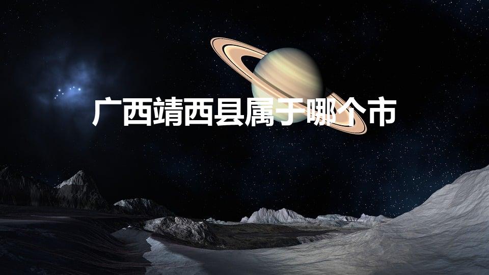 广西靖西县属于哪个市（靖西县属于广西哪个市）