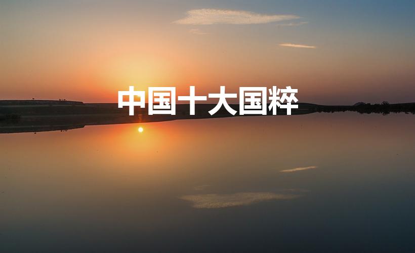 中国十大国粹（十大国粹是哪十个）