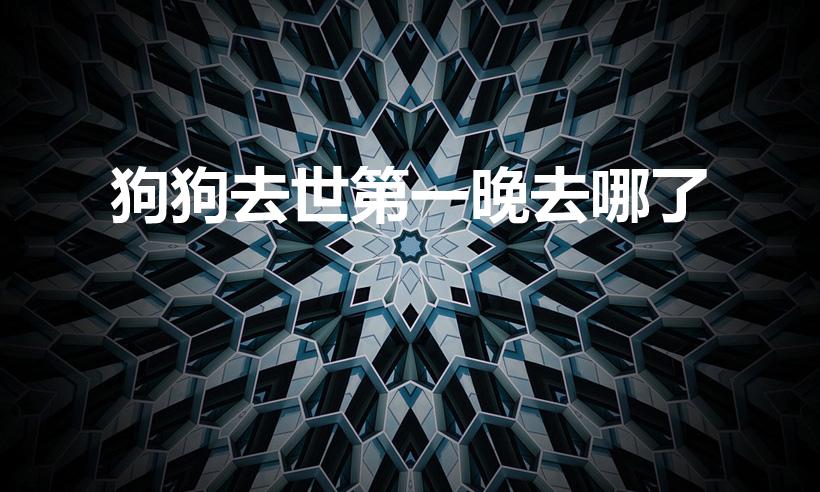 狗狗去世第一晚去哪了（狗去世后会去哪里它们会有轮回吗）