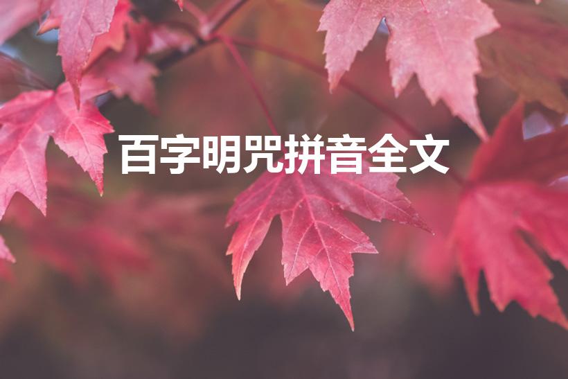 百字明咒拼音全文（“百字明咒”全文解释）