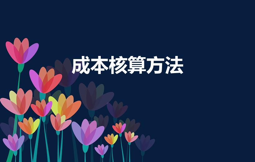 成本核算方法（成本核算的方法）