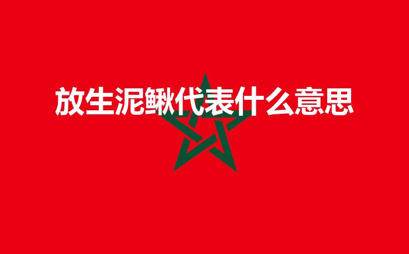 放生泥鳅代表什么意思（放生泥鳅是什么意思）