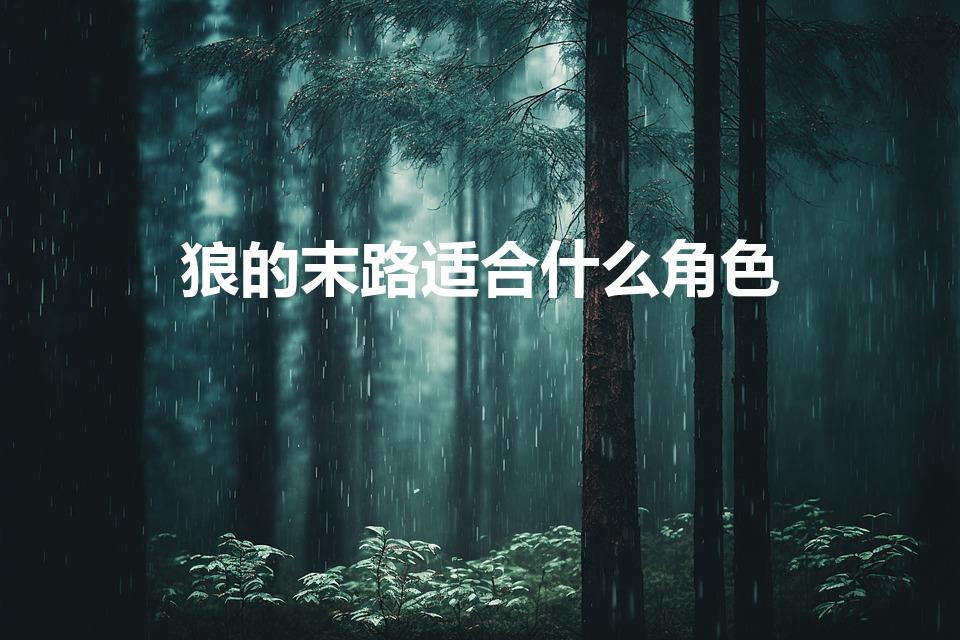 狼的末路适合什么角色（狼末是谁的专属武器）