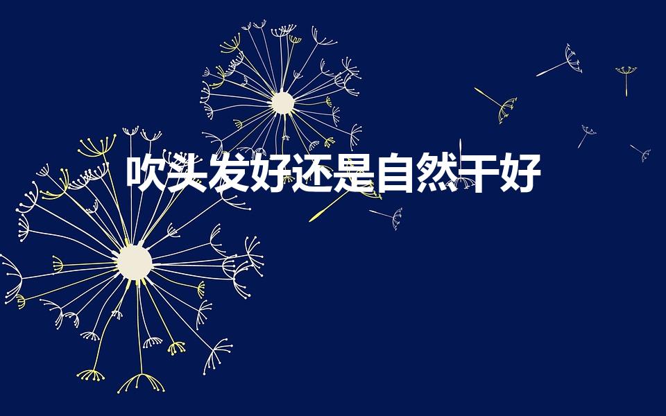 吹头发好还是自然干好（头发吹干好还是自然干好）