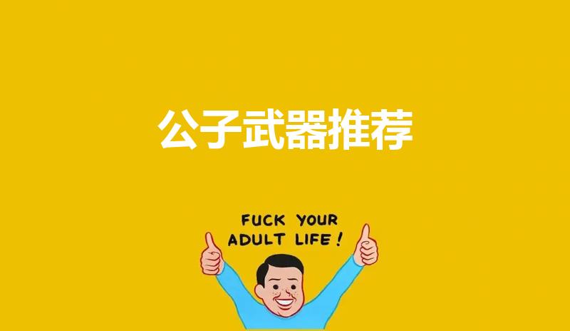 公子武器推荐（公子四星武器推荐）