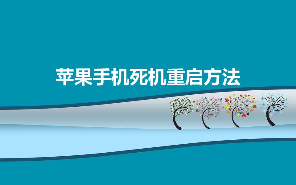 苹果手机死机重启方法（苹果死机如何强制重启）