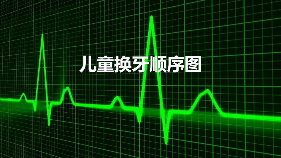 儿童换牙顺序图（儿童掉牙齿的年龄和顺序）