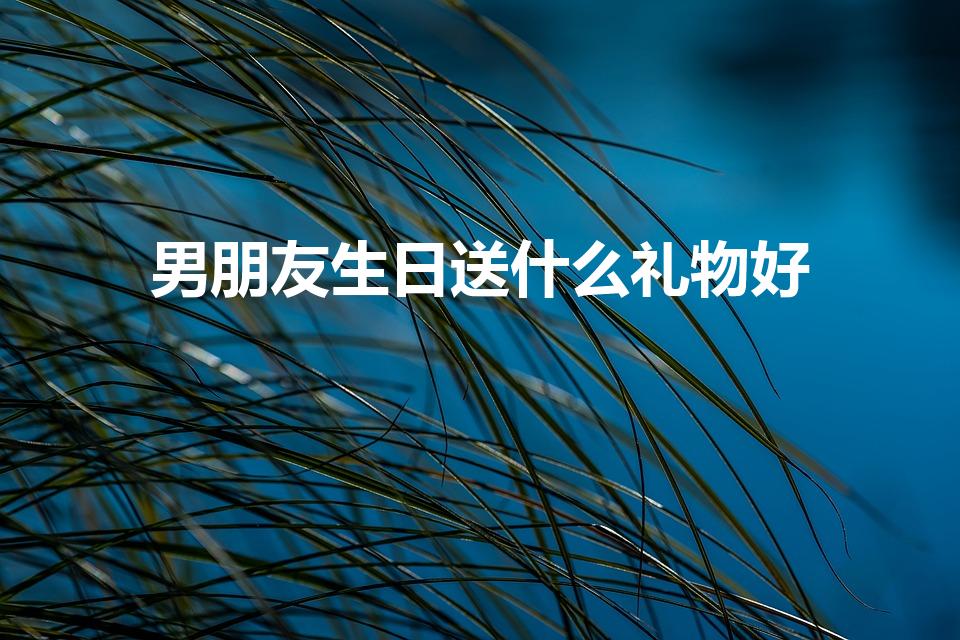 男朋友生日送什么礼物好（男友生日送什么礼物最好最有意义）