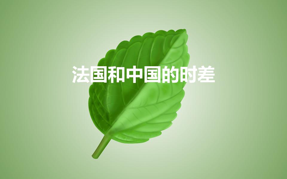 法国和中国的时差（法国和中国的时差几个小时）