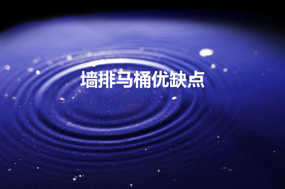 墙排马桶优缺点（墙排式马桶优缺点有哪些）
